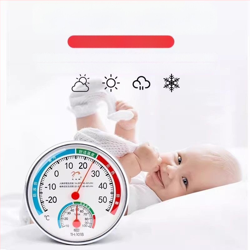 Zidni termohigrometar za kućnu upotrebu – precizno mjerenje temperature i vlage u unutarnjem prostoru