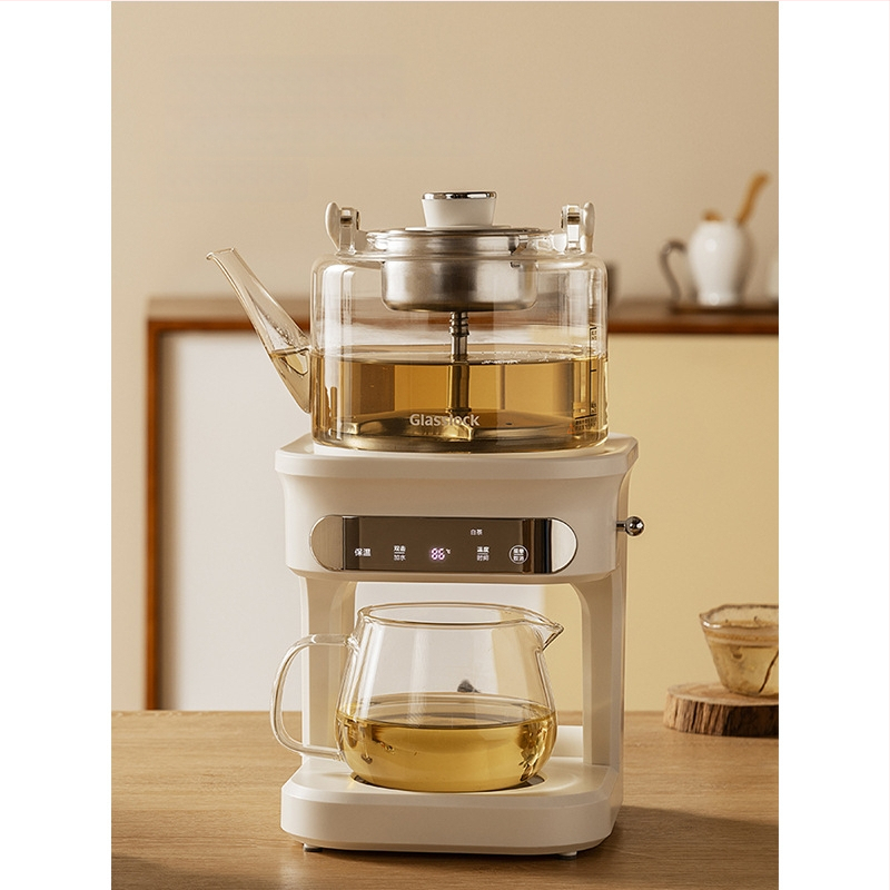 Glasslock čajnik s parnom infuzijom, 1 L, potpuno automatiziran, višenamjenski