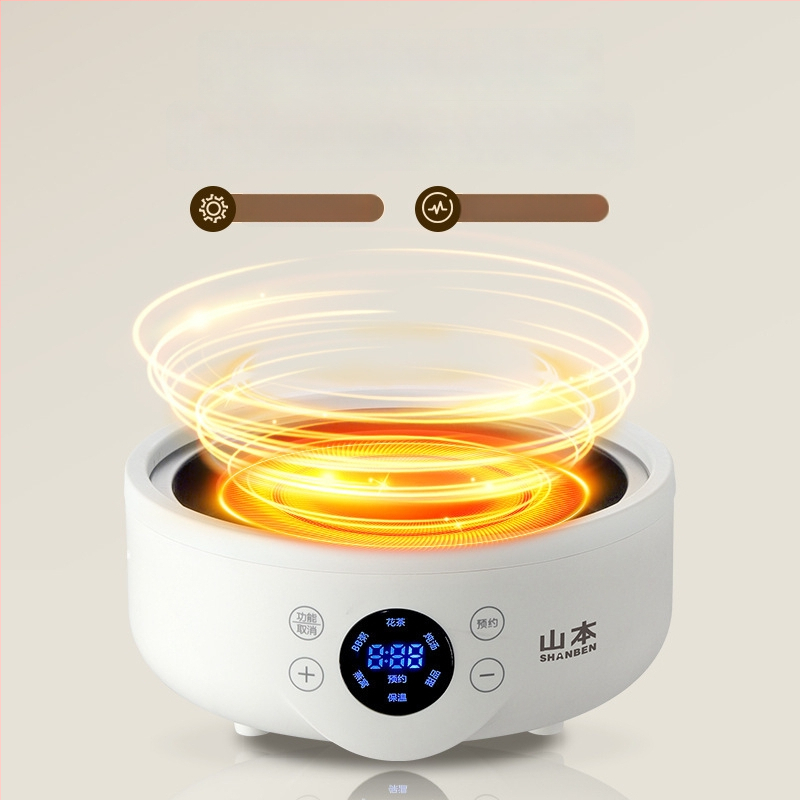 Mașină de preparare ceai sănătos cu corp din sticlă, 1,5–2 L, 500 W, 220 V, Control tactil