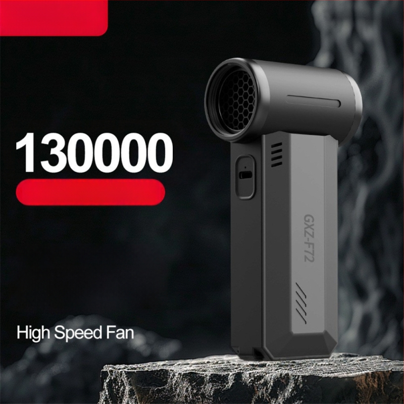 FROMPRO F72 ručni vanjski ventilator, punjivi, 4 brzine, ugrađena baterija 4000–6000 mAh