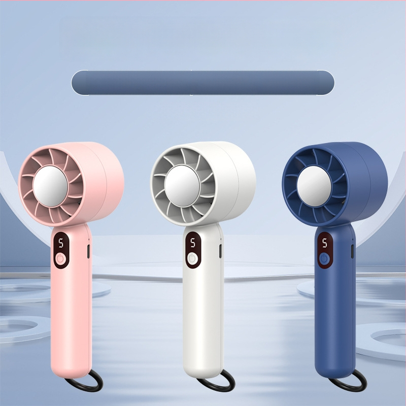 2025 novi ručni ventilator za outdoor upotrebu, prenosni, s pet brzina podešavanja, snažan i tih, mini punjivi ventilator