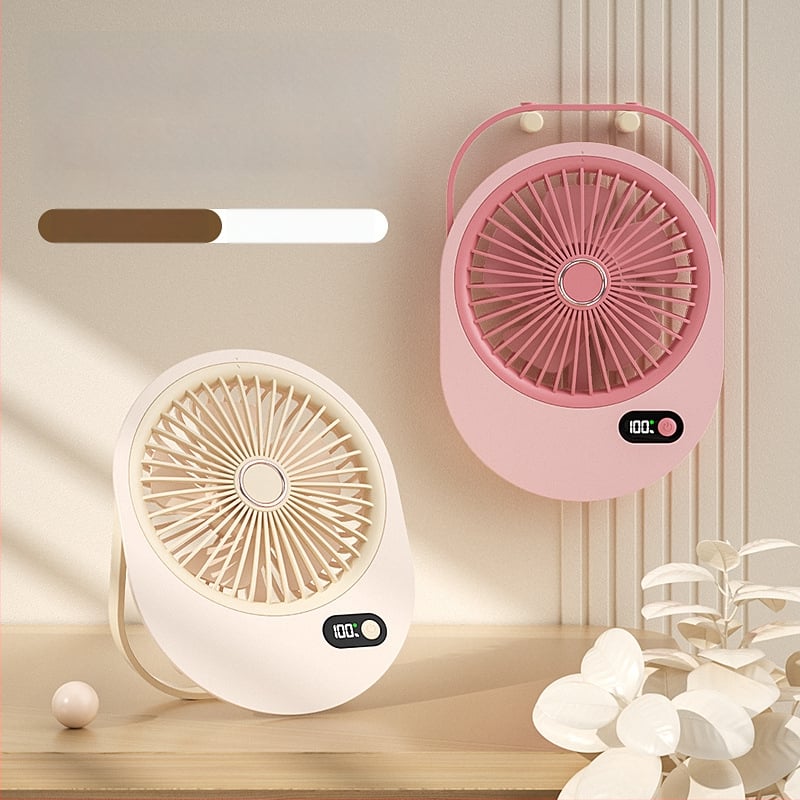 USB punjivi stolni ventilator bez lopatica, ultra-tanko dizajna, kompaktan za studentski dom, ured i vanjsku upotrebu