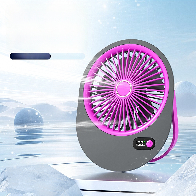 USB punjivi stolni ventilator bez lopatica, ultra-tanko dizajna, kompaktan za studentski dom, ured i vanjsku upotrebu