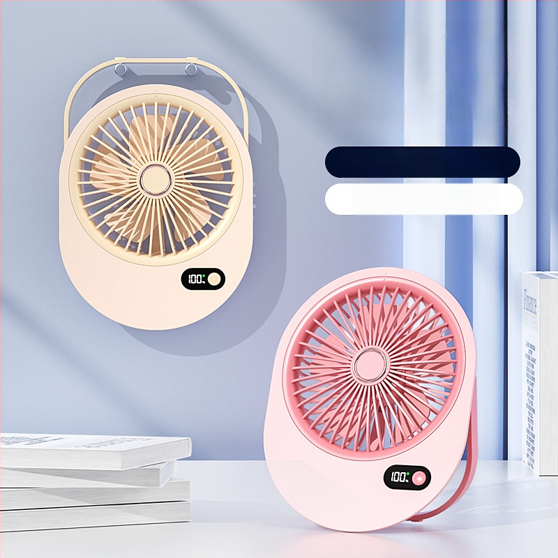 USB punjivi stolni ventilator bez lopatica, ultra-tanko dizajna, kompaktan za studentski dom, ured i vanjsku upotrebu