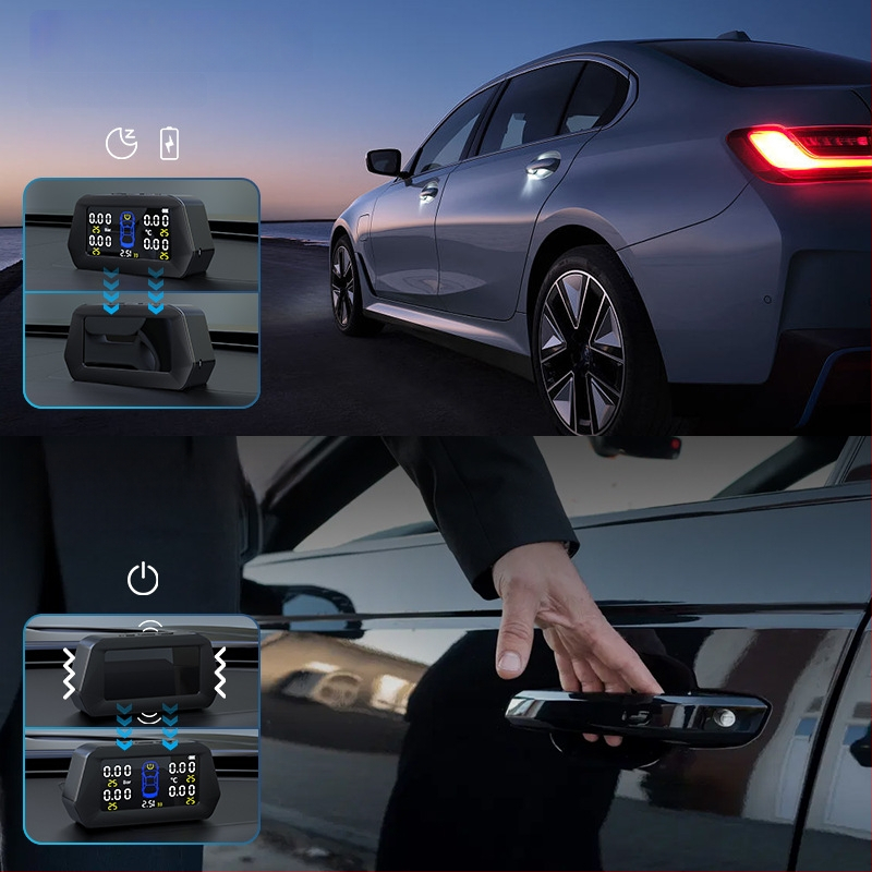Sustav praćenja tlaka u gumama automobila, univerzalan, unutarnji i vanjski sustav, digitalni prikaz visoke preciznosti