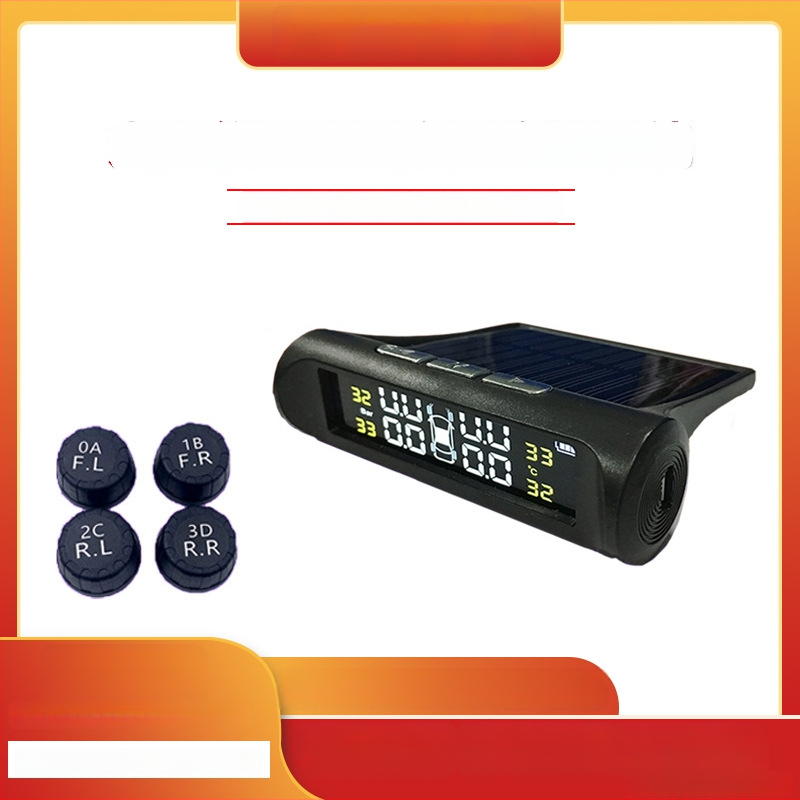TPMS sustav praćenja tlaka u gumama, bežični solarni monitor, vanjski detektor tlaka