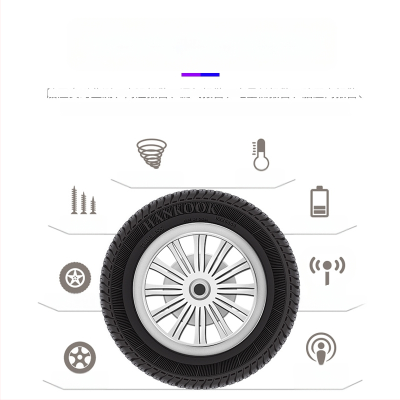 Solarni TPMS za nadzor tlaka u gumama za automobile, vanjski bežični senzor, univerzalno, visoka preciznost