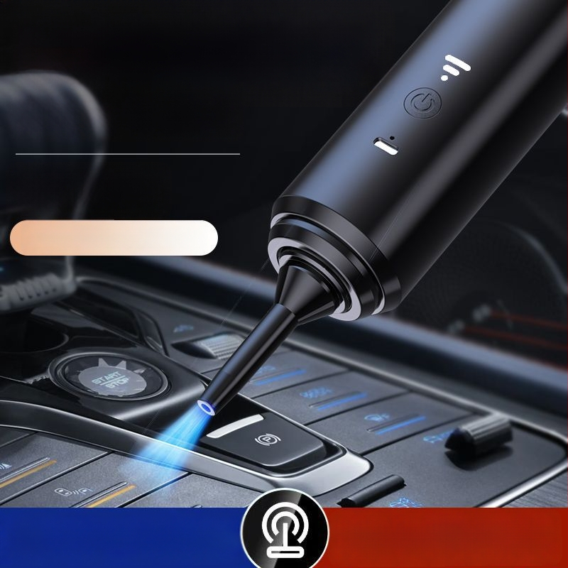 Bežični ručni usisavač za automobil s bežičnim punjenjem snažno usisavanje kompaktan ručni dizajn motor bez četkica dvostruka namjena za auto i dom