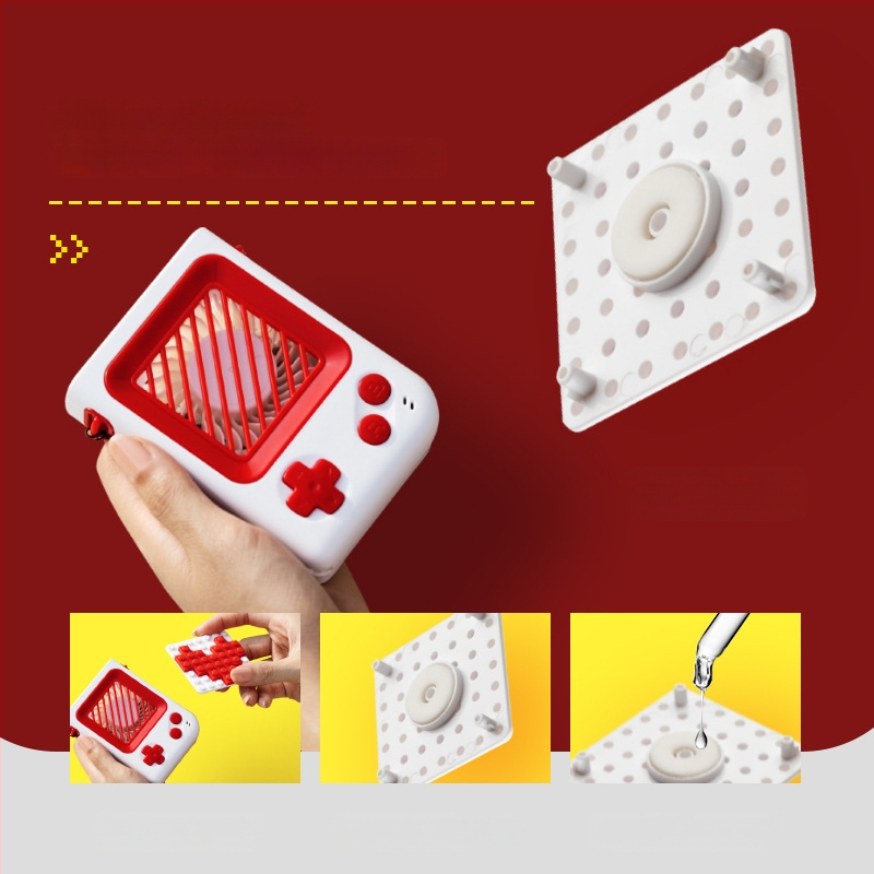 Ventilator za vrat bez lopatica, mini USB prijenosni ventilator, DIY dizajn od blokova