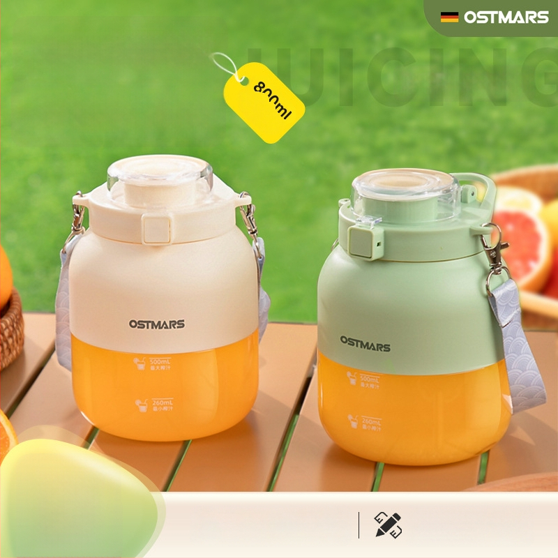 OSTMARS prijenosni sokovnik u obliku čaše s ugrađenom baterijom; snaga 80W, maksimalna brzina 18000 rpm, kapacitet 401–600 mL, više od pet oštrih noževa