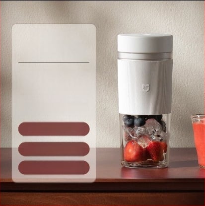 Čaša za cijeđenje soka, prijenosna, 4 oštrice, 700W, 18000 rpm