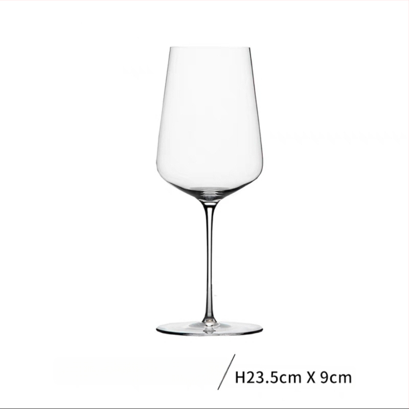 JMN kristalna čaša za crveno vino, ručno izrađena, ultra-tanka, elegantan stil laganog luksuza