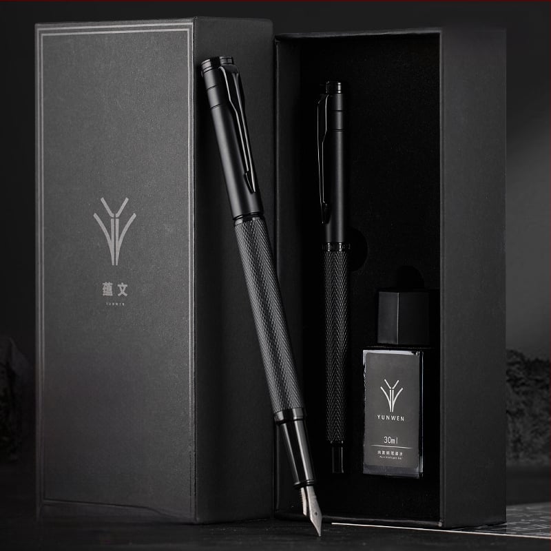 Pero za kaligrafiju za vježbu, muško premium pero sa zamjenjivim spremnikom tinte, elegantno uredsko potpisno pero