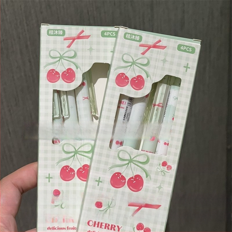 Matcha Cherry automatska mehanička olovka 0.5 mm, Ins stil, za učenike, otporno grafitno jezgro