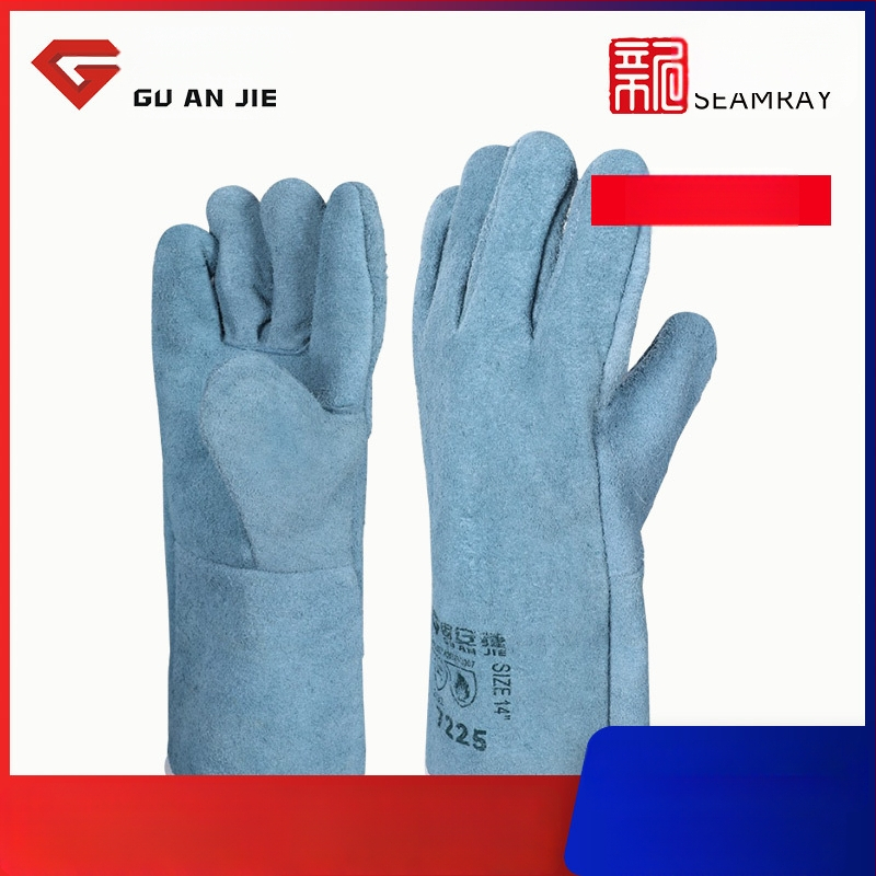 Junyu 7225 Dvoslojno pojačane rukavice za zavarivanje (35 cm)