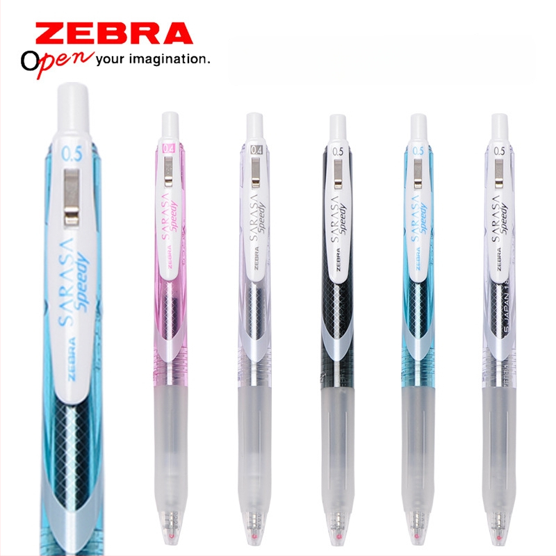 Zebra JJZ33 gel pero s brzom sušenjem, crna tinta, mekani grip, klikni mehanizam