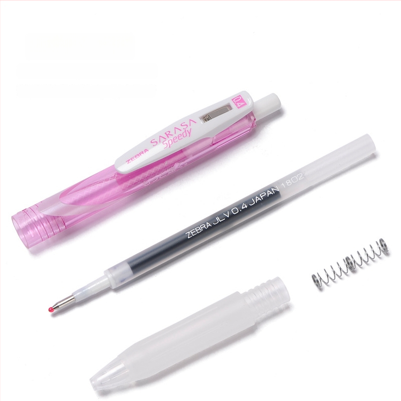 Zebra JJZ33 gel pero s brzom sušenjem, crna tinta, mekani grip, klikni mehanizam