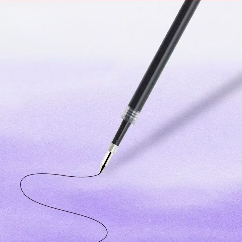 BOTH patrone za kemijsku olovku s gumbom, crna, 0,5 mm, dvostruko kuglična olovka, velika kapaciteta