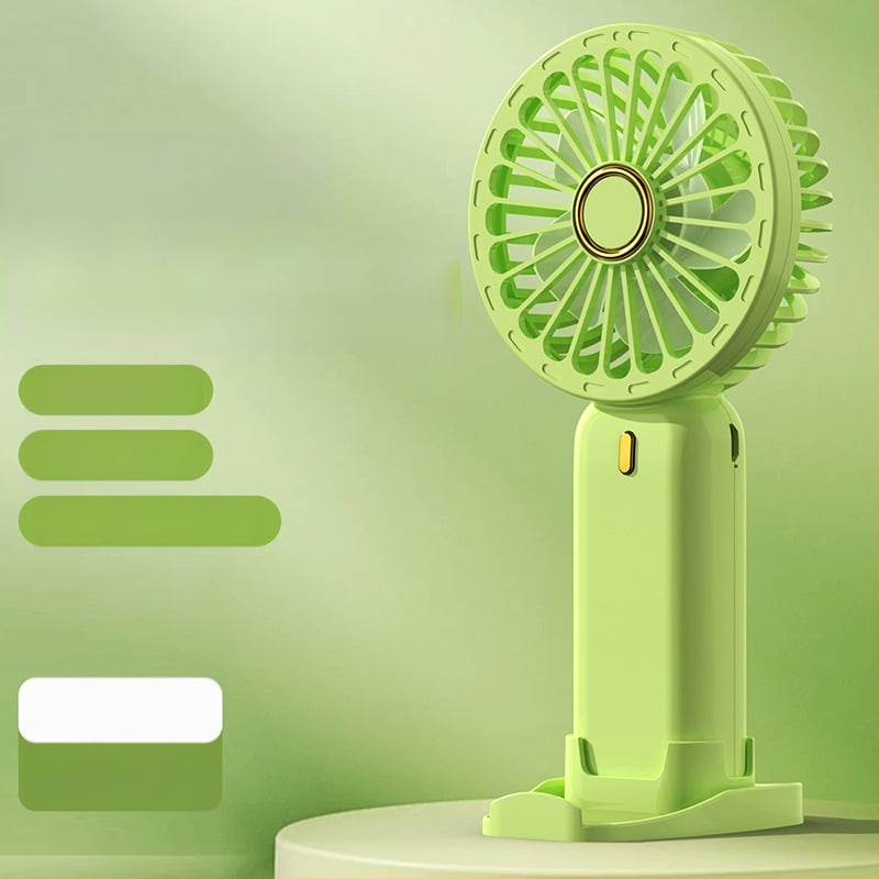 USB ručni ventilator, mini prijenosni za stolno korištenje i na otvorenom, s ugrađenom baterijom, prilagodljiv poklon