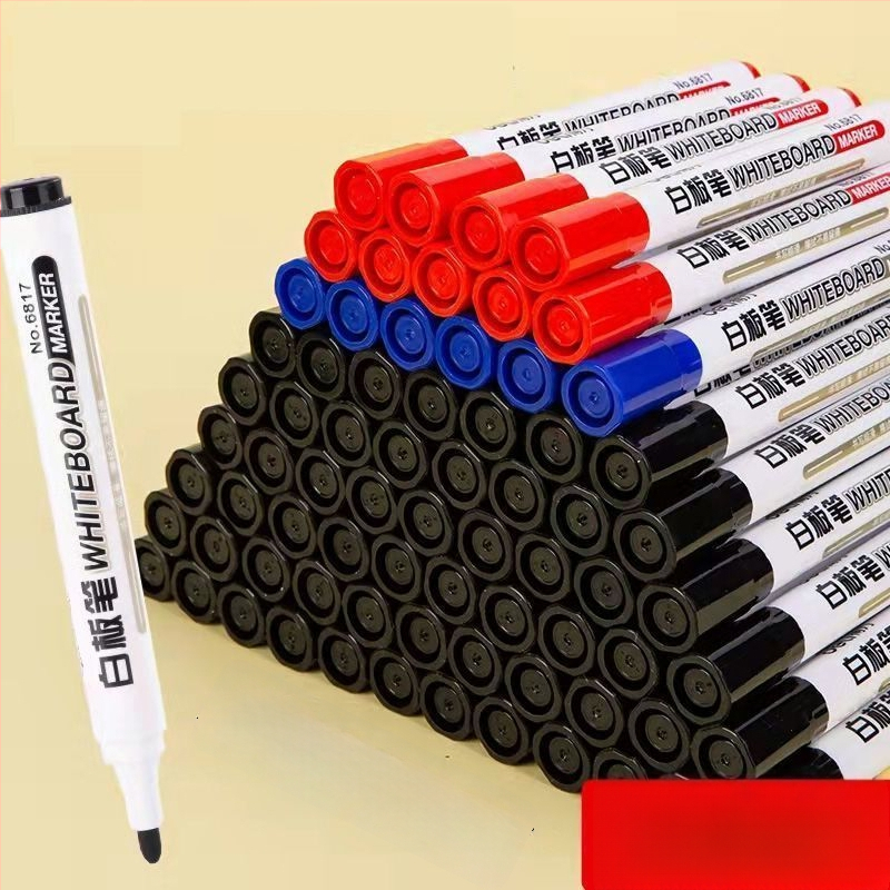 Tekući marker za bijelu ploču velikog kapaciteta, briše se bez tragova, vrh 1,8 mm, crne boje, za učitelje