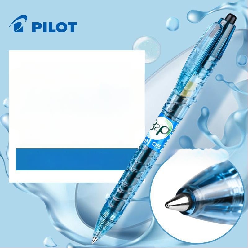 Pilot Baile Baote Bottle Pen B2P gel olovka, crna/plava, za učenike