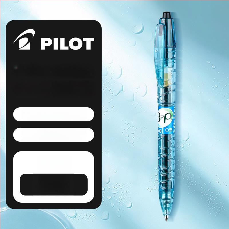 Pilot Baile Baote Bottle Pen B2P gel olovka, crna/plava, za učenike