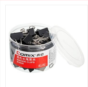 Qixin B3630 B3629 B3628 B3627 B3626 B3625 crni klips za dokumente 15-50 mm
