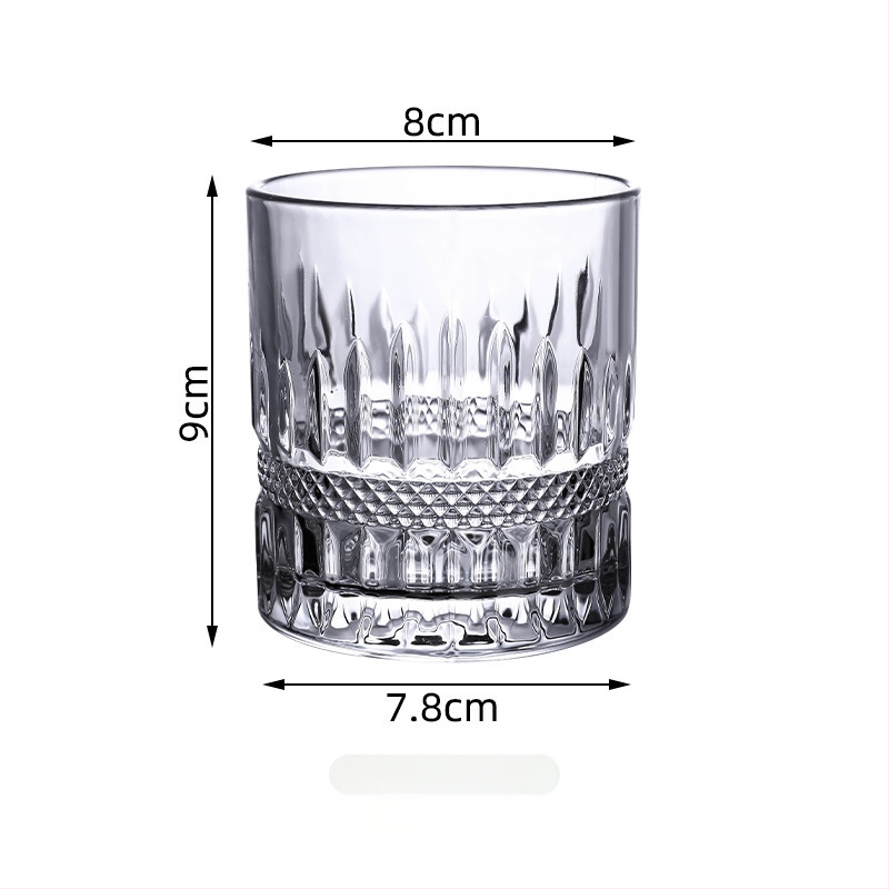 Set čaša za whisky i pivo, 300–400 ml, moderan europski stil stakla