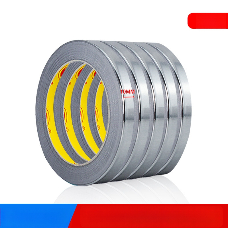 Ultra uska aluminijska folijska traka za odvod topline, zaštitu i antistatičko djelovanje; vodljiva aluminijska folijska traka za popravke elektronike, širina 3–5–10 mm.