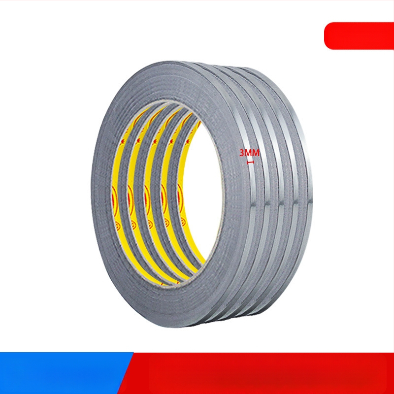 Ultra uska aluminijska folijska traka za odvod topline, zaštitu i antistatičko djelovanje; vodljiva aluminijska folijska traka za popravke elektronike, širina 3–5–10 mm.
