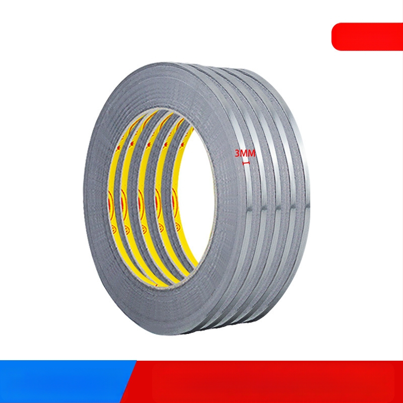 Ultra uska aluminijska folijska traka za odvod topline, zaštitu i antistatičko djelovanje; vodljiva aluminijska folijska traka za popravke elektronike, širina 3–5–10 mm.