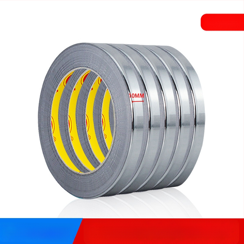 Ultra uska aluminijska folijska traka za odvod topline, zaštitu i antistatičko djelovanje; vodljiva aluminijska folijska traka za popravke elektronike, širina 3–5–10 mm.