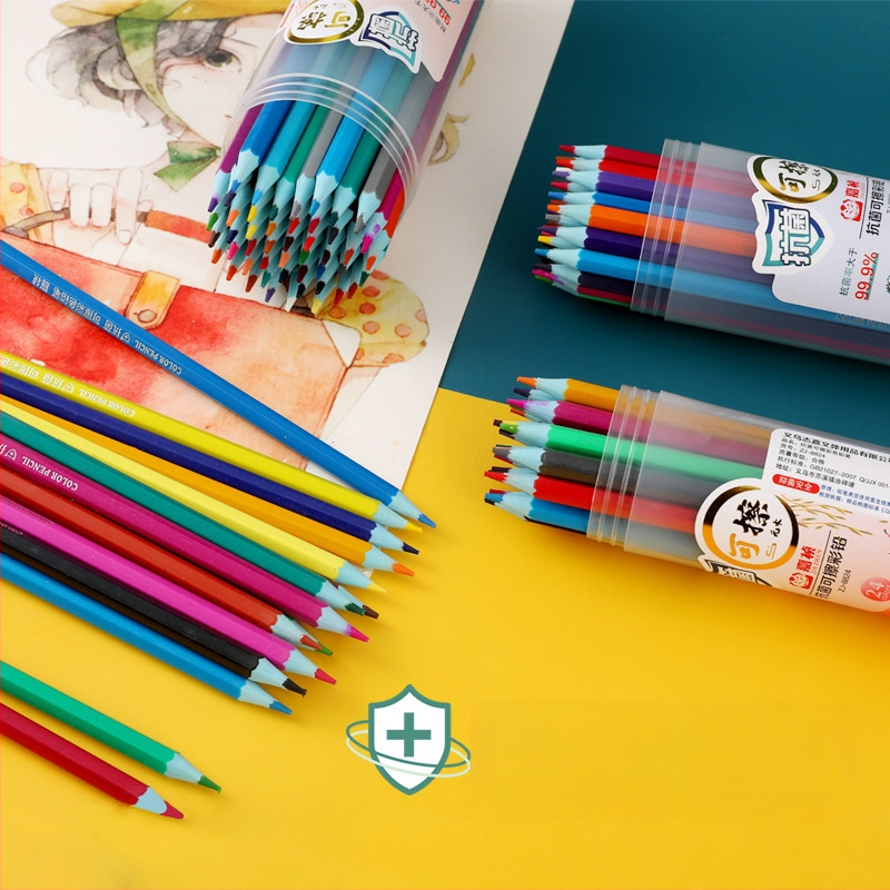 Višebojne izbrisive bojice za crtanje, setovi od 12, 24 ili 36 boja, za osnovnu školu