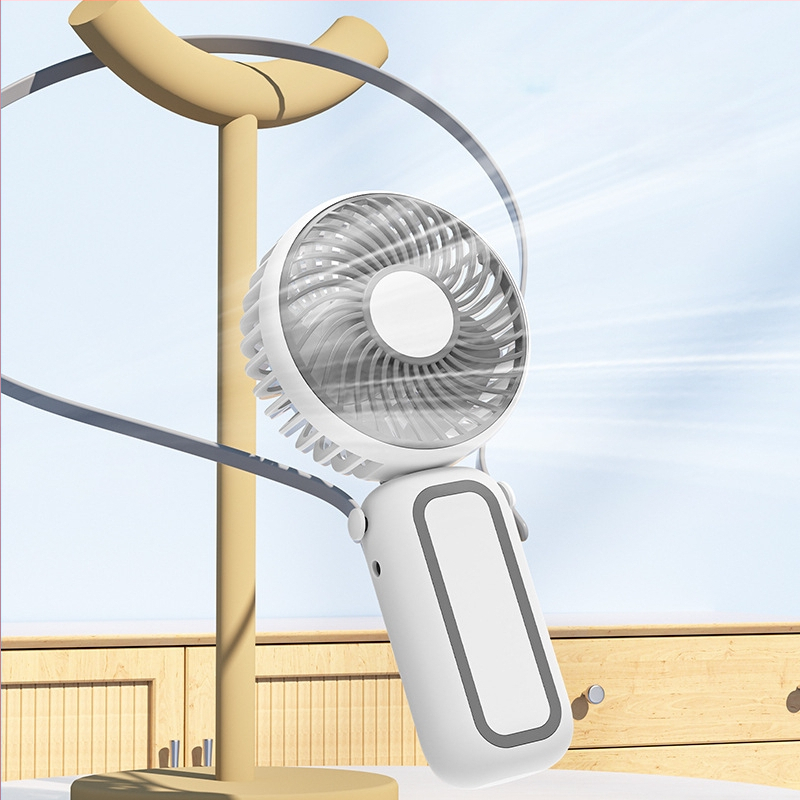 Mini USB prijenosni ventilator za vrat i ruku – sklopivi, kompaktni, 3 lopatice
