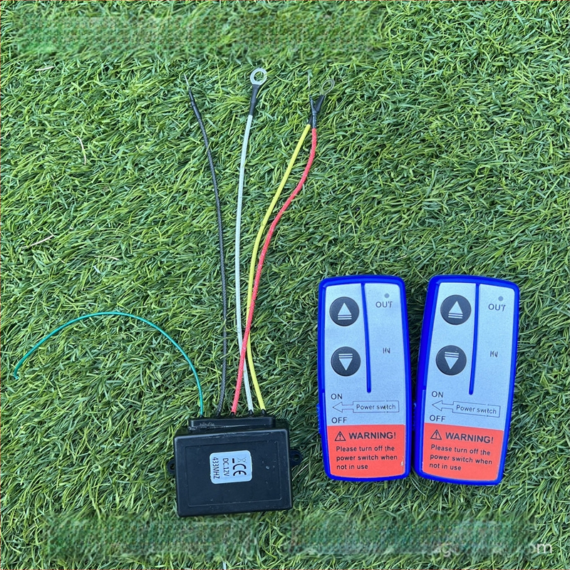 Γνήσιος ηλεκτρικός μηχανισμός έλξης 12V/24V για αυτοκίνητα και οχήματα εκτός δρόμου, κατασκευή μεγάλης αντοχής, με ασύρματο τηλεχειριστήριο