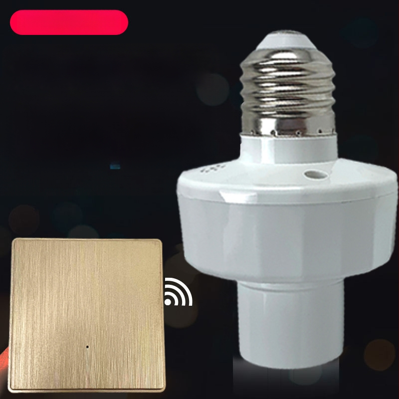Pametni bežični prekidač za držač lampe s navojem E27 – uz noćni ormarić