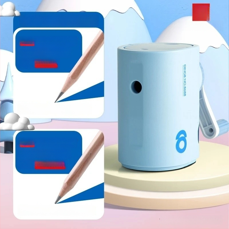 Dingbang 8688 Izdržljiva oštrilica olovaka za djecu, ručni oštrivač olovaka za učenike osnovne škole