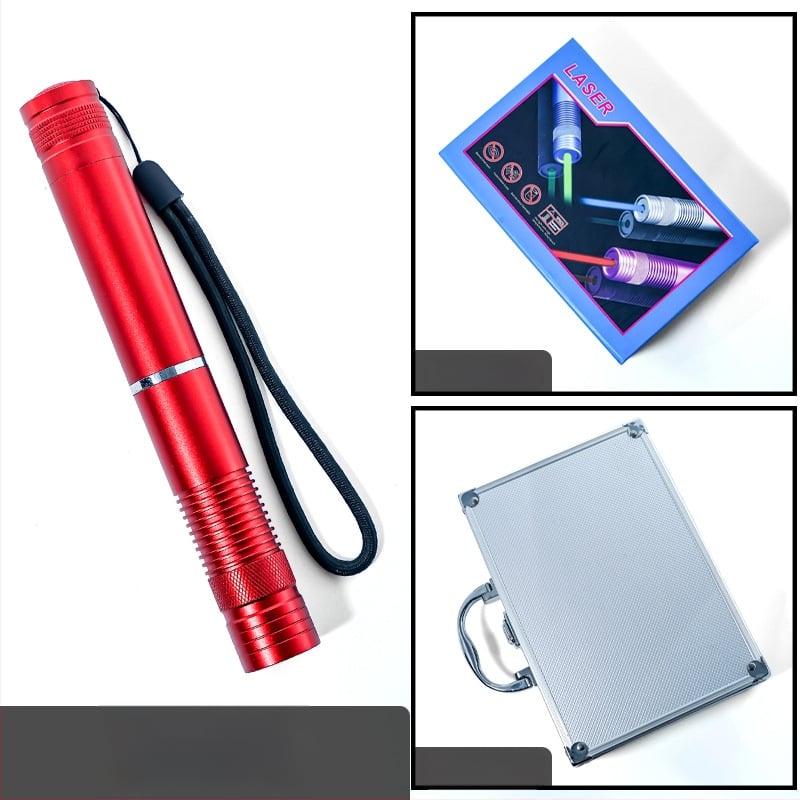 B008 Plavi laserski pokazivač visoke snage, dugi domet, aluminijska legura