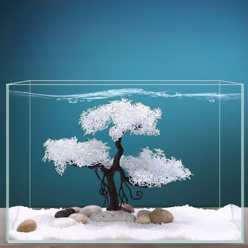 26 novih modela ukrasa za akvarij: umjetne vodene biljke, lončanice i bonsai ukrasi