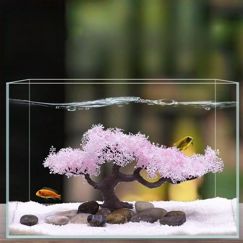 26 novih modela ukrasa za akvarij: umjetne vodene biljke, lončanice i bonsai ukrasi