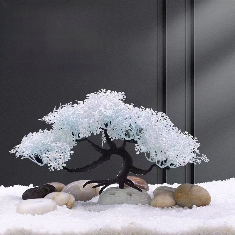 26 novih modela ukrasa za akvarij: umjetne vodene biljke, lončanice i bonsai ukrasi