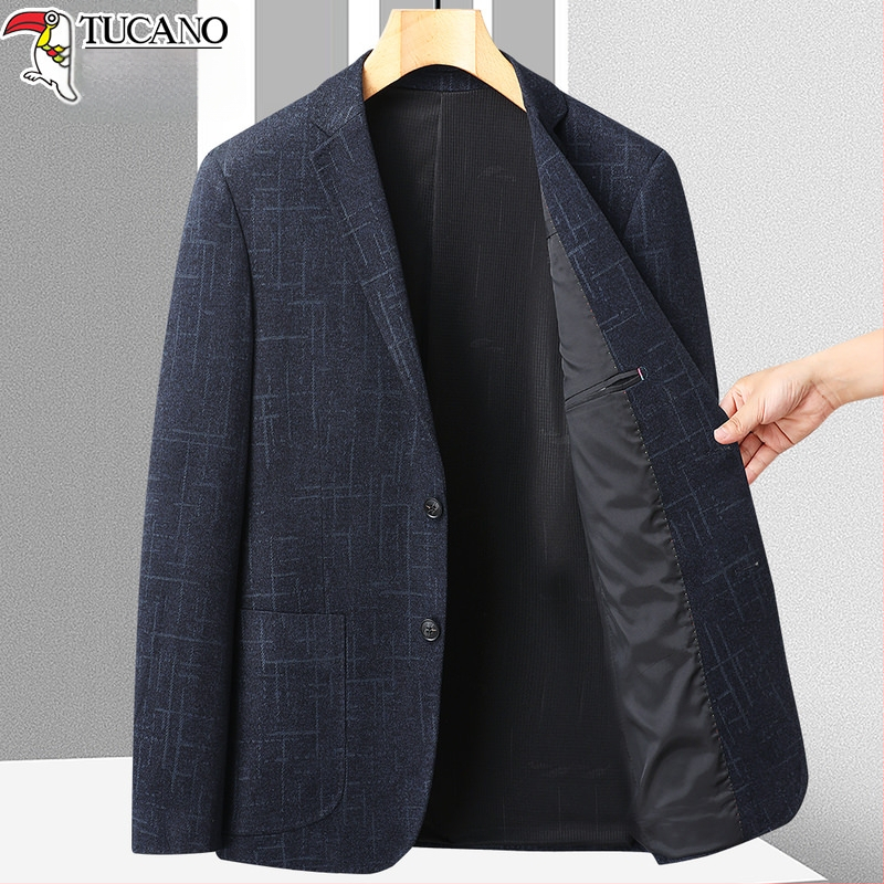Woodpecker muško sako za sve sezone – poslovni casual stil, opuštena kroj, visoke kvalitete, materijal otporan na nabore, plus veličine