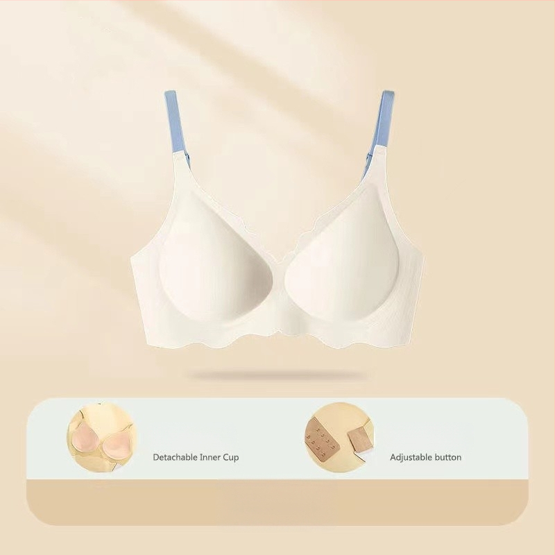 Besprijekorni ženski grudnjak – ultra tanak, prozračan, udoban, lagani sportski stil, nježno podizanje i skupljanje, tube top