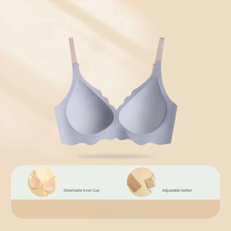 Besprijekorni ženski grudnjak – ultra tanak, prozračan, udoban, lagani sportski stil, nježno podizanje i skupljanje, tube top