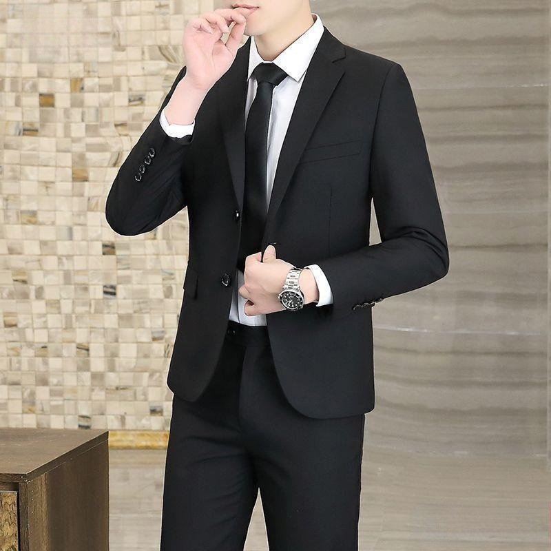 Muško sako Slim Fit od mješavine lana, za vjenčanje i poslovni stil