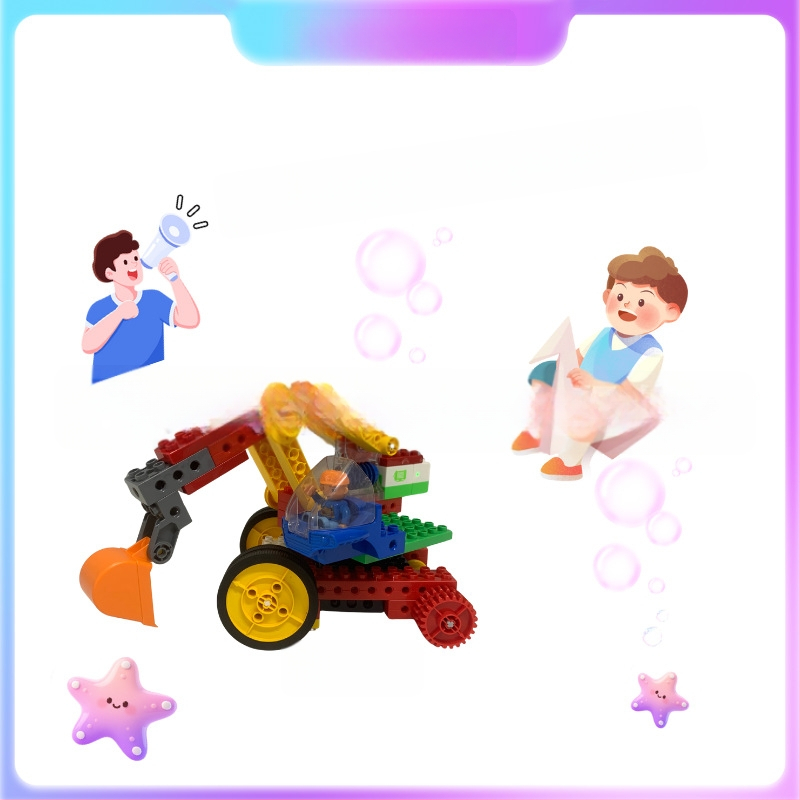 Kompatibilno s LEGO 9656 zupčanim blokovima, programiranje pomoću olovke za čitanje bodova, motori za daljinsko upravljanje velikih čestica, dvomotorno programiranje čitanjem kartica