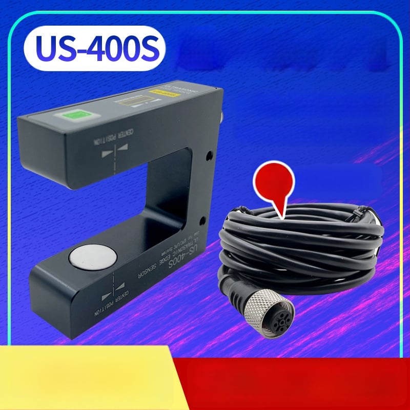 Ultrazvučni senzor korekcije US-400S, prozirna membrana, PS400S fotoelektrični senzor za rubove, U-žljeb