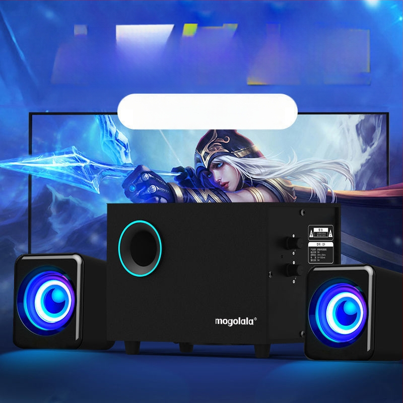 Q9 2.1 csatornás asztali számítógép hangszórókészlet – Bluetooth és USB táplálás, nagy hangerő, mély basszus, MP3 lejátszás