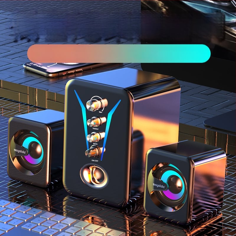 Stolni PC zvučnici s USB, mini subwoofer, 3D surround zvuk, visoka glasnoća