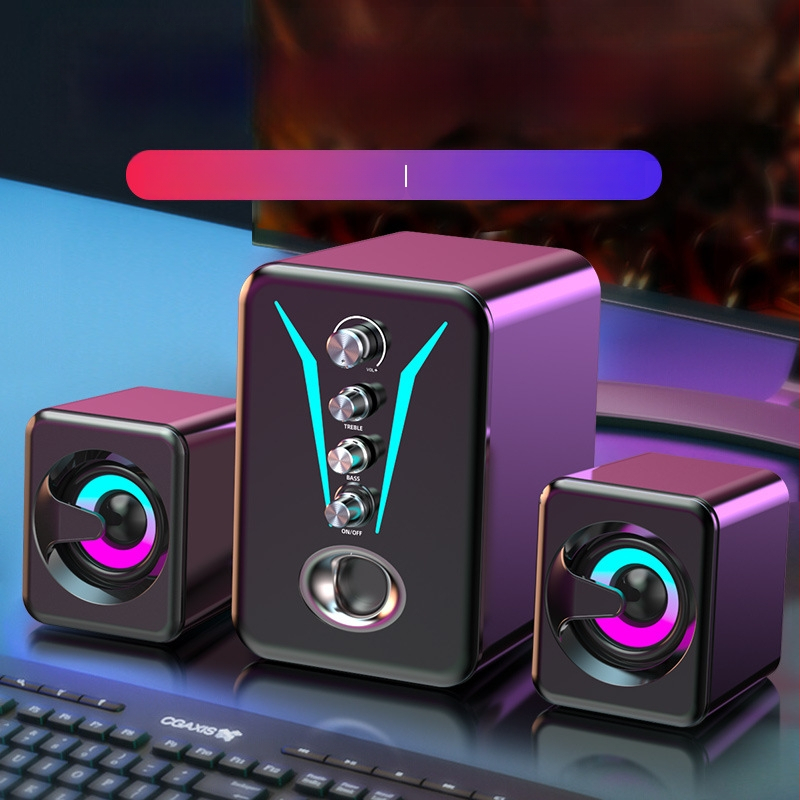 Stolni PC zvučnici s USB, mini subwoofer, 3D surround zvuk, visoka glasnoća